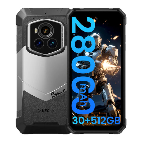 FOSSiBOT F107 Pro 6.95-inch 30+512BG MediaTek Dimensity 7300 200MP+32MP 28000mAh Android 15 Starlight Night Vision Rugged Phone