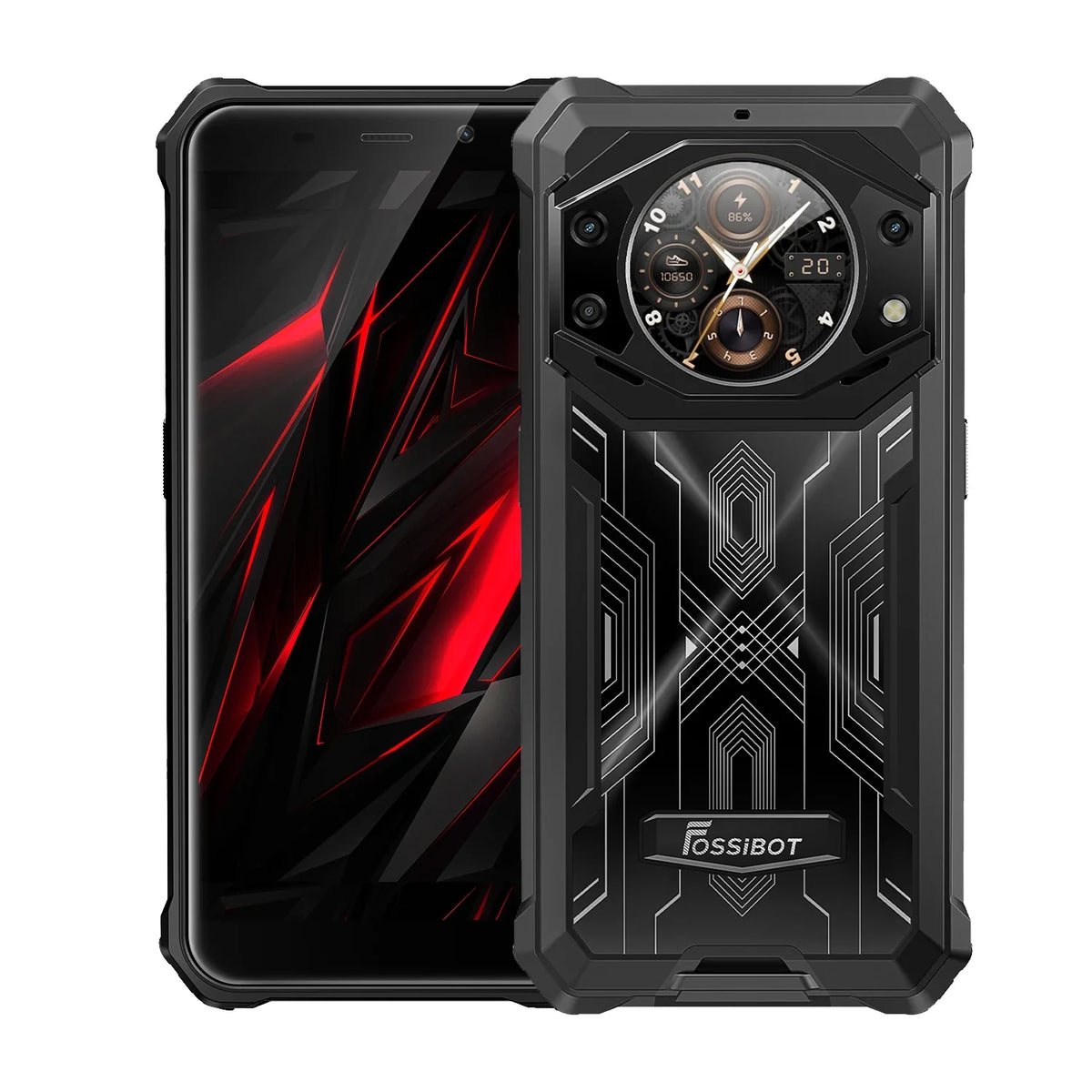 スマートフォン本体 FOSSiBOT F101 Android12 FOSSiBOT F101 PRO 15GB+128GB 5.45-Inch Main & 1.32-inch Innovative