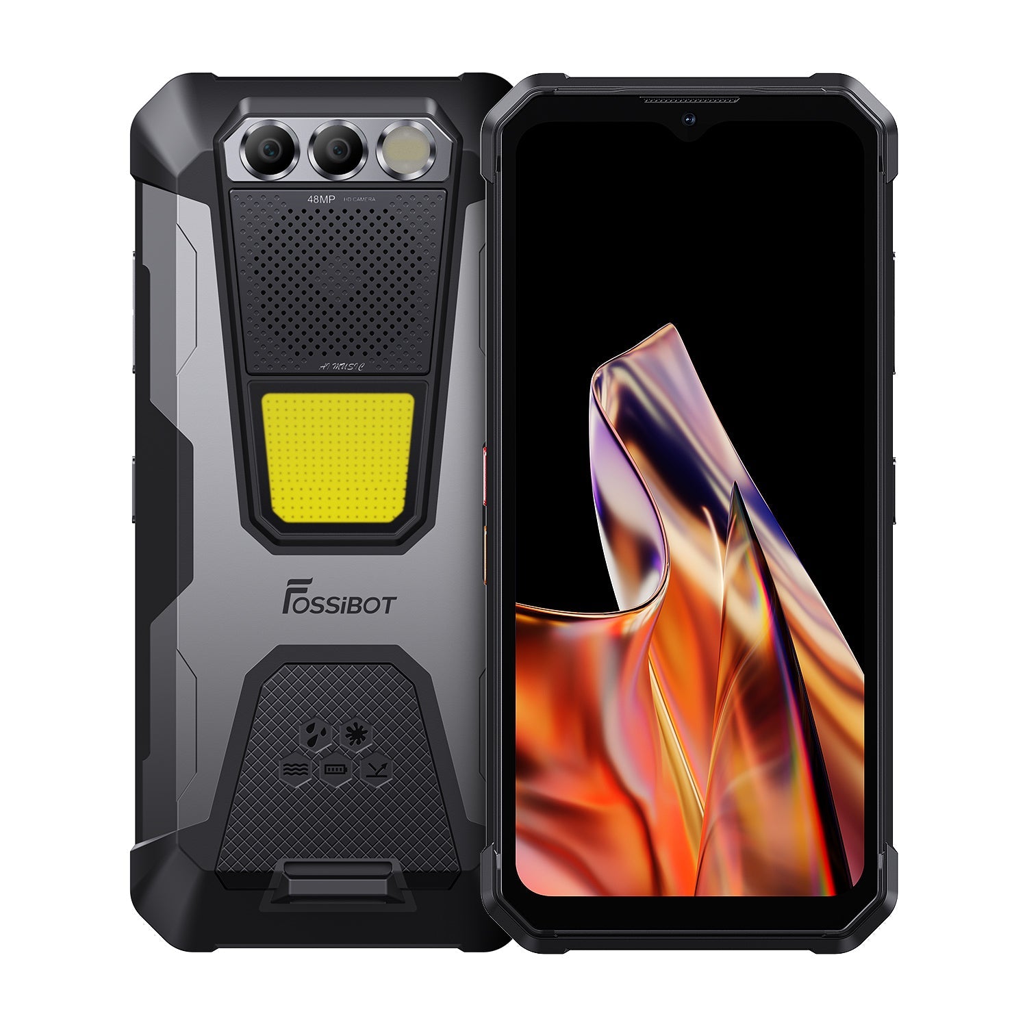 FOSSiBOT F106 Pro 15GB+256GB 103db Big Speaker 3W Camping lights