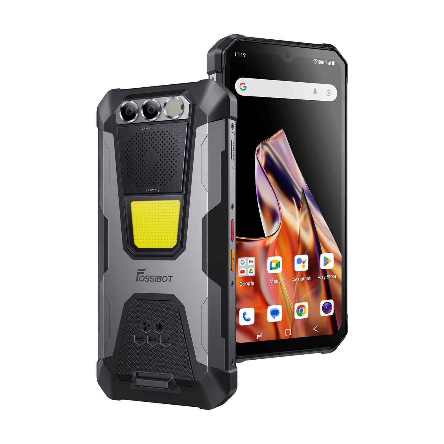 FOSSiBOT F106 Pro 15GB+256GB 103db Big Speaker 3W Camping lights