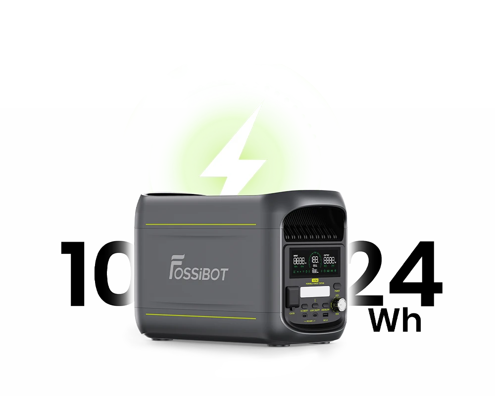 FOSSiBOT portable power station used for home backup