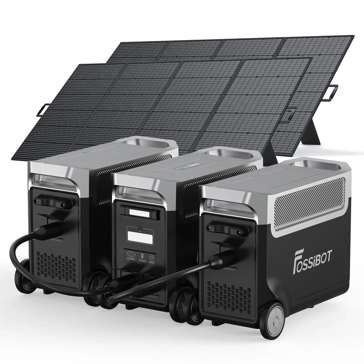 FOSSiBOT F3600 Pro portable power station with solar panels