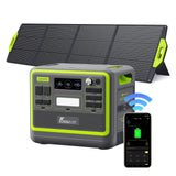 F2400 With APP + 1*200W Solar Panel