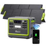 F2400 With APP + 2*200W Solar Panel