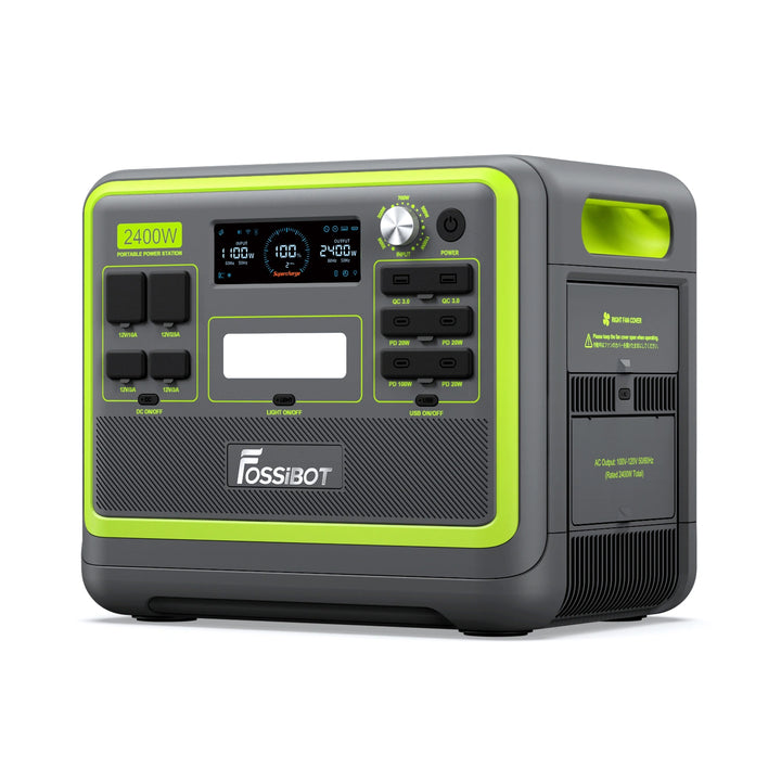 FOSSiBOT F2400 Portable Power Station | 2,400W 2,048Wh